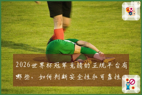2026世界杯冠军竞猜的正规平台有哪些，如何判断安全性和可靠性