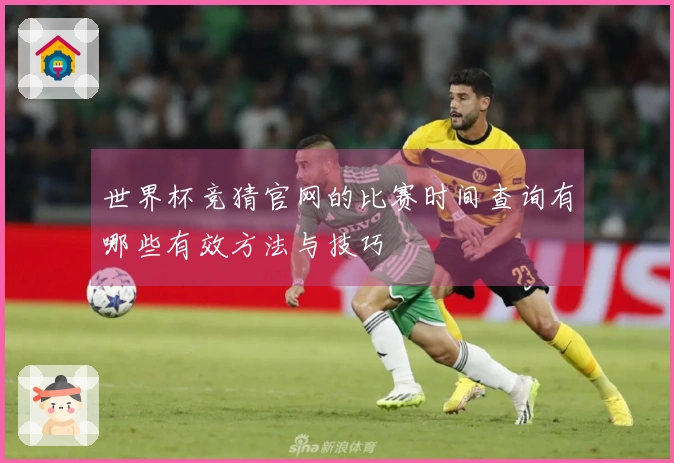世界杯竞猜官网的比赛时间查询有哪些有效方法与技巧